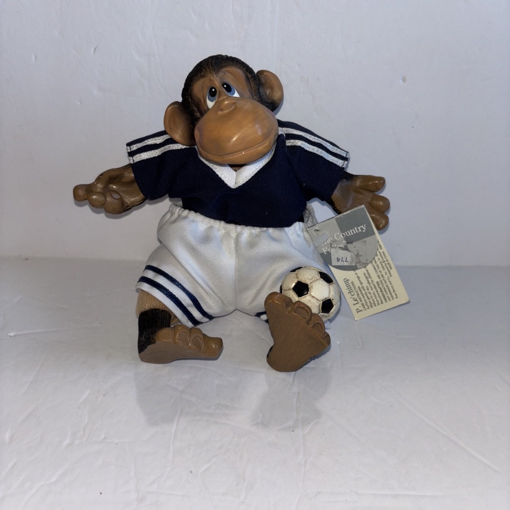 Russ Berrie P Le'chimp Soccer Monkey Figure